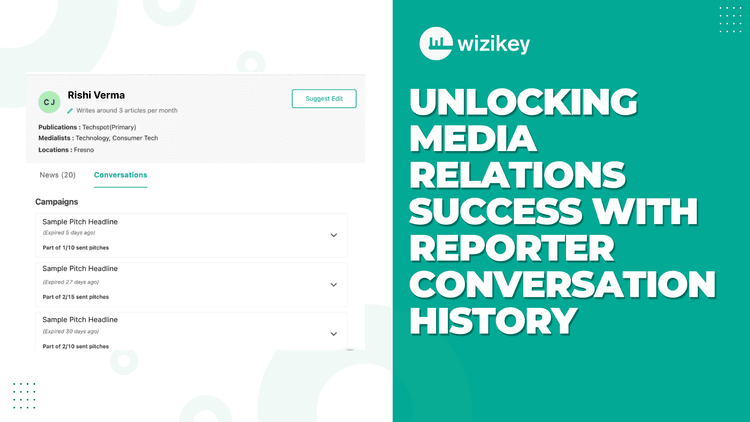 Unlocking Media Relations Success With Reporter Conversation History